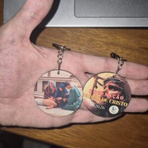 Chaveiro redondo MDF